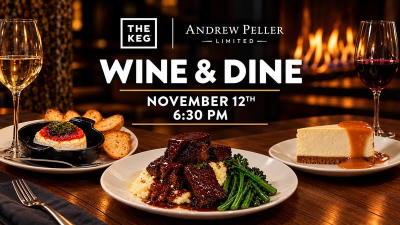 Wine and Dine event at the Keg